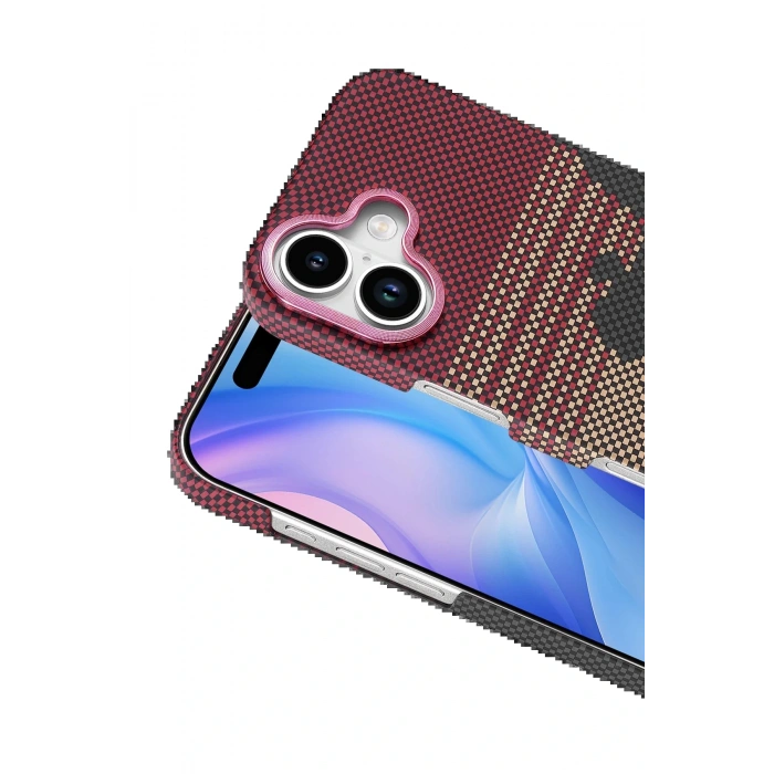 CPT05 Apple iPhone 17 Vega Magsafe Kapak - Kırmızı