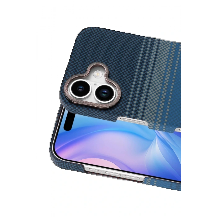 CPT05 Apple iPhone 17 Vega Magsafe Kapak - Mavi