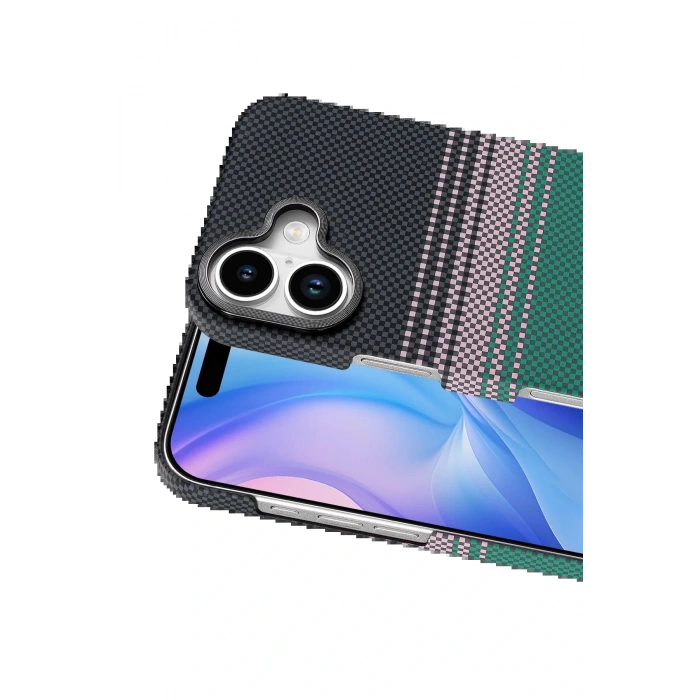 CPT05 Apple iPhone 17 Vega Magsafe Kapak - Yeşil