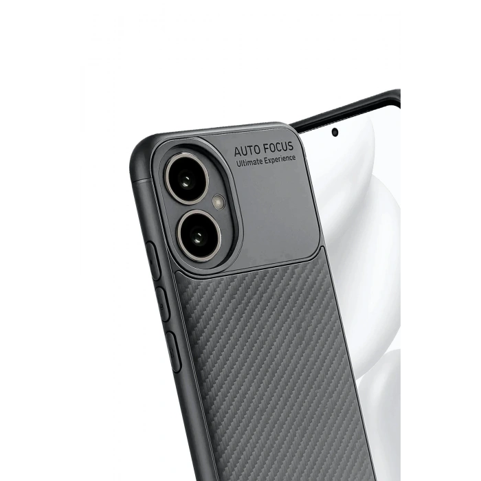 CPT05 Honor 400 Kılıf Auto Focus Karbon Kapak - Gri