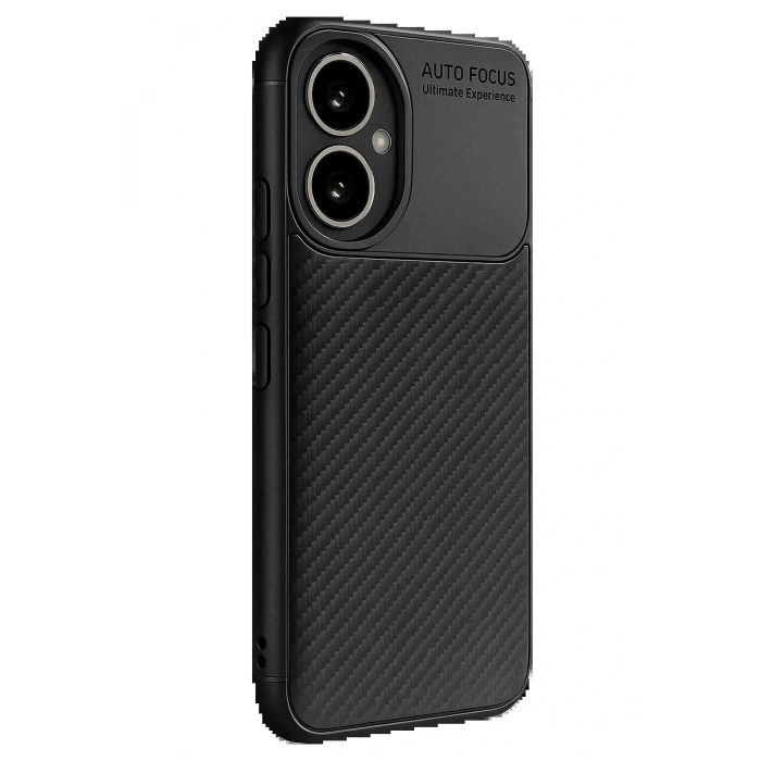 CPT05 Honor 400 Kılıf Auto Focus Karbon Kapak - Siyah