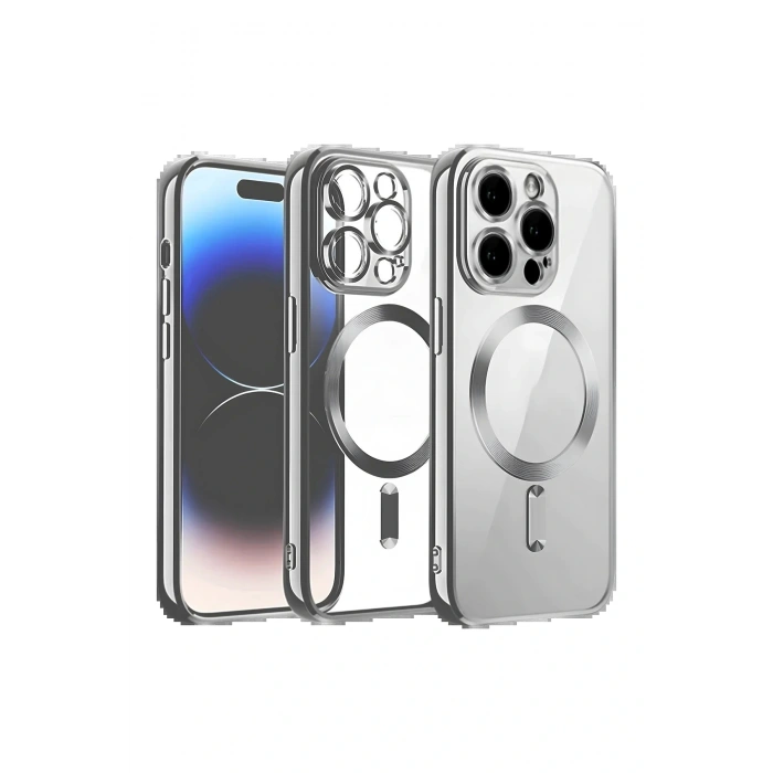 CPT05 iPhone 12 Pro Kılıf Kross Magneticsafe Kapak - Titan Gri