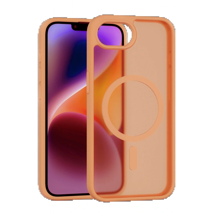 CPT05 iPhone 16E Jota Magsafe Kapak - Turuncu