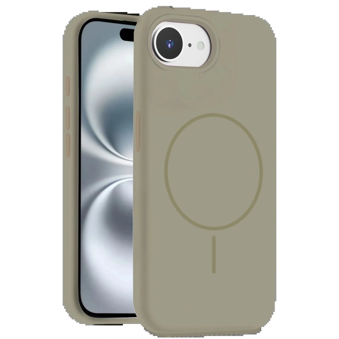 CPT05 iPhone 16E Kılıf Jully Magsafe Kapak - Çöl Titanyum
