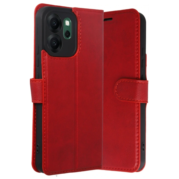 CPT05 Oppo Reno 14F Trend S Plus Kapaklı Kılıf - Kırmızı