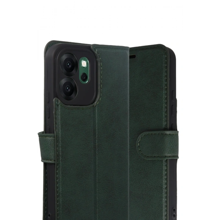 CPT05 Oppo Reno 14F Trend S Plus Kapaklı Kılıf - Yeşil