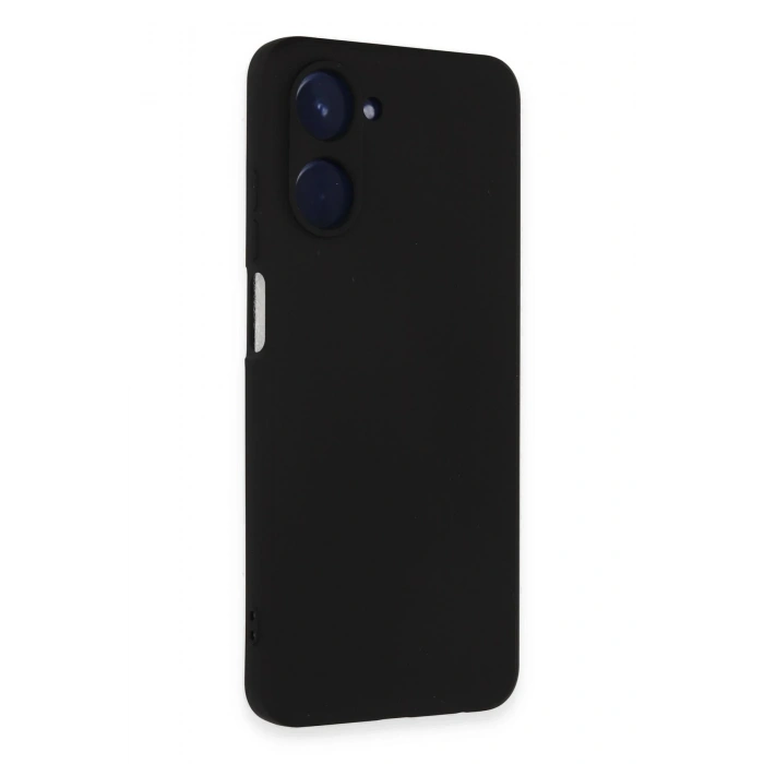 CPT05 Realme 10 4G Kılıf Nano içi Kadife Silikon - Siyah