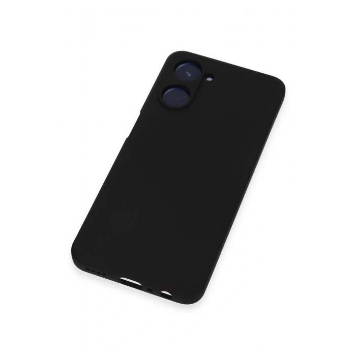 CPT05 Realme 10 4G Kılıf Nano içi Kadife Silikon - Siyah
