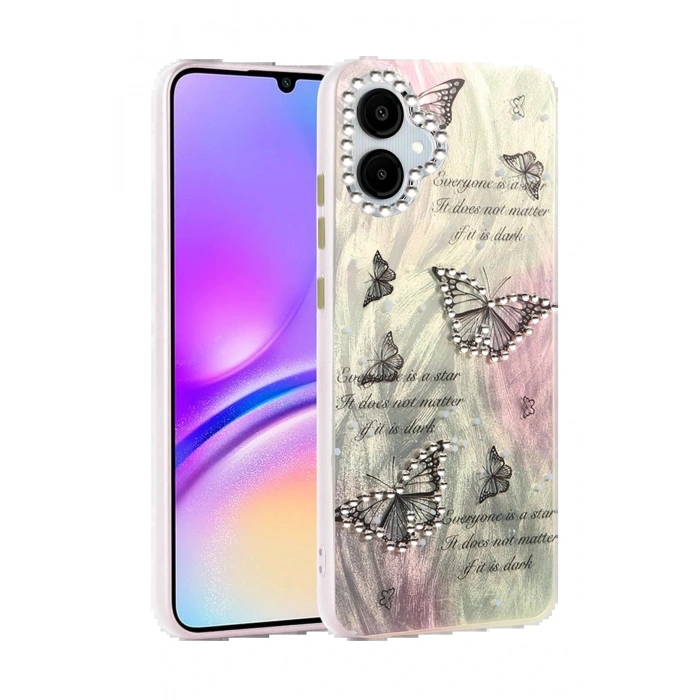 CPT05 Samsung Galaxy A06 Kılıf Blade Aynalı Desenli Kapak - Desen 6