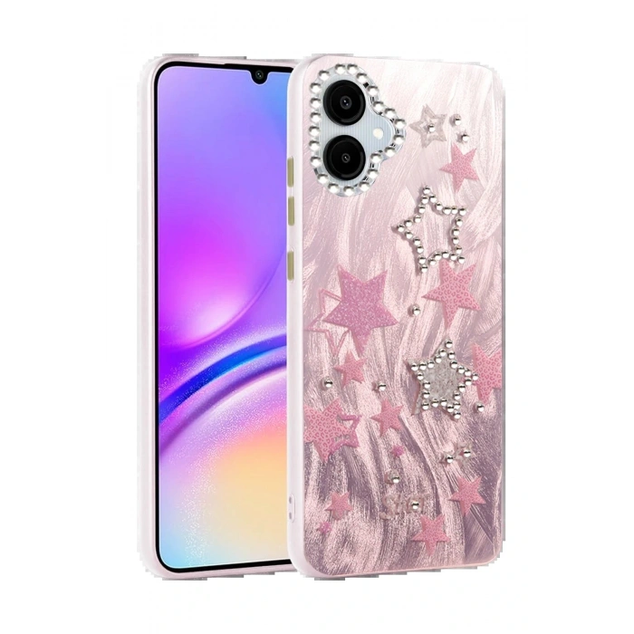 CPT05 Samsung Galaxy A06 Kılıf Blade Aynalı Desenli Kapak - Desen 7