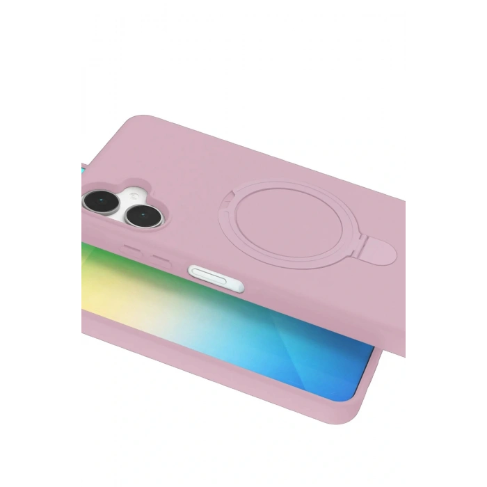 CPT05 Samsung Galaxy A06 Regal Magsafe Standlı Kapak - Açık Pembe