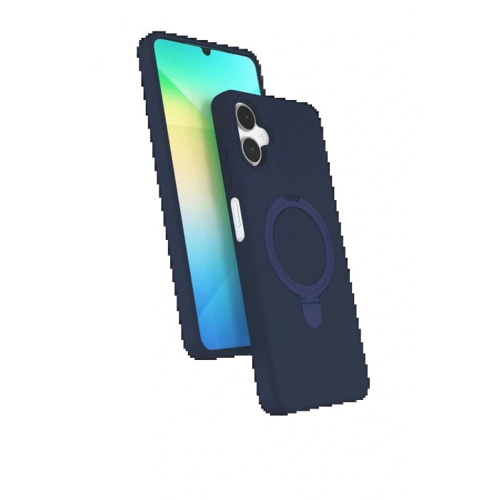CPT05 Samsung Galaxy A06 Regal Magsafe Standlı Kapak - Lacivert