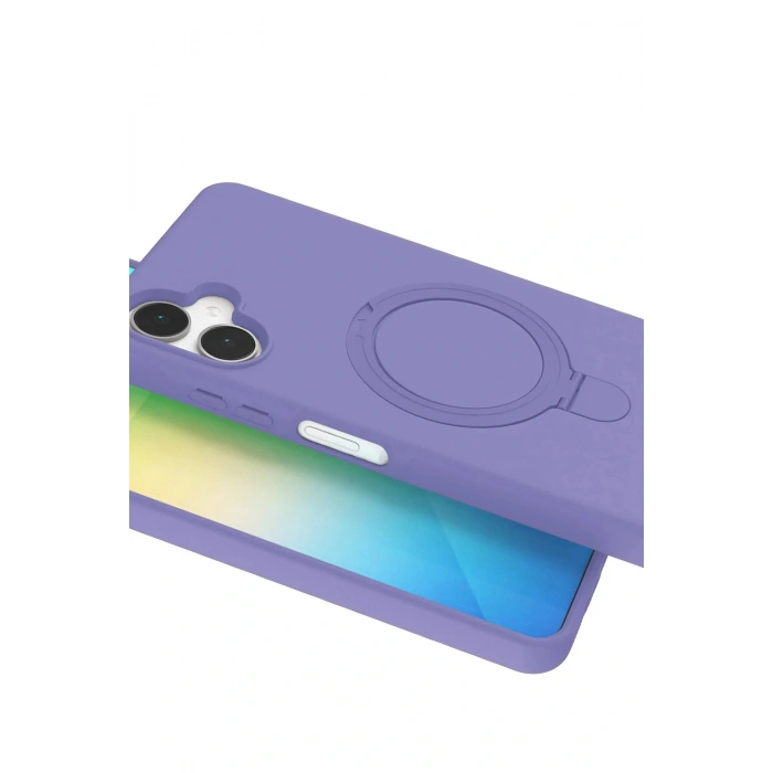 CPT05 Samsung Galaxy A06 Regal Magsafe Standlı Kapak - Lila