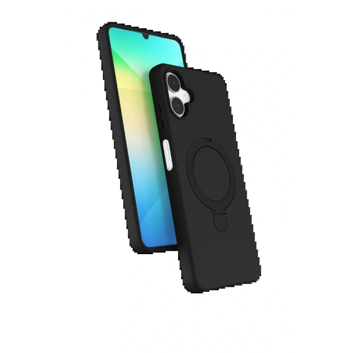 CPT05 Samsung Galaxy A06 Regal Magsafe Standlı Kapak - Siyah
