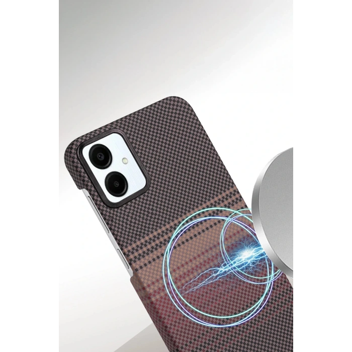 CPT05 Samsung Galaxy A06 Vega Magsafe Kapak - Kırmızı