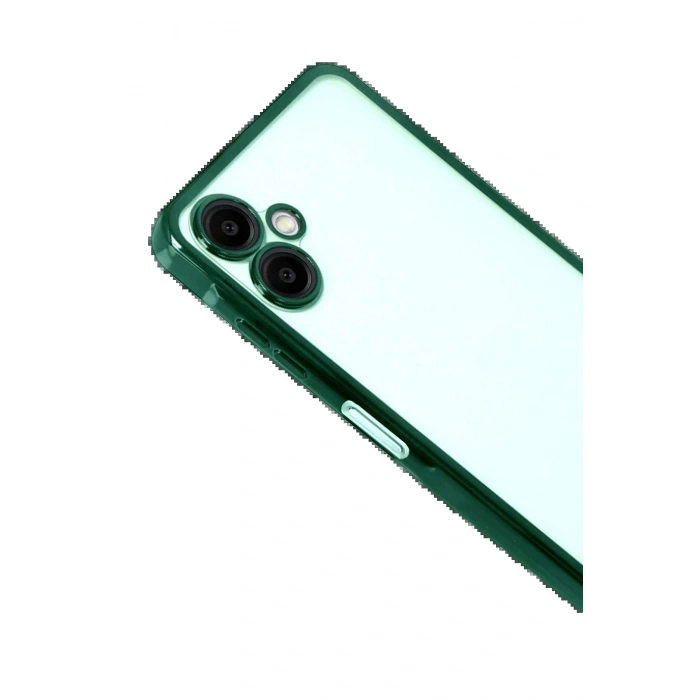 CPT05 Samsung Galaxy A07 4G Lensli Silikon - Yeşil