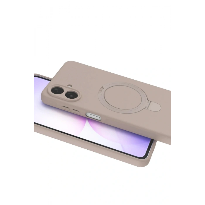 CPT05 Samsung Galaxy A07 4G Regal Magsafe Standlı Kapak - Çöl Titanyum