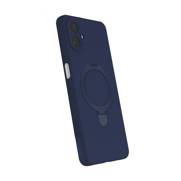 CPT05 Samsung Galaxy A07 4G Regal Magsafe Standlı Kapak - Lacivert