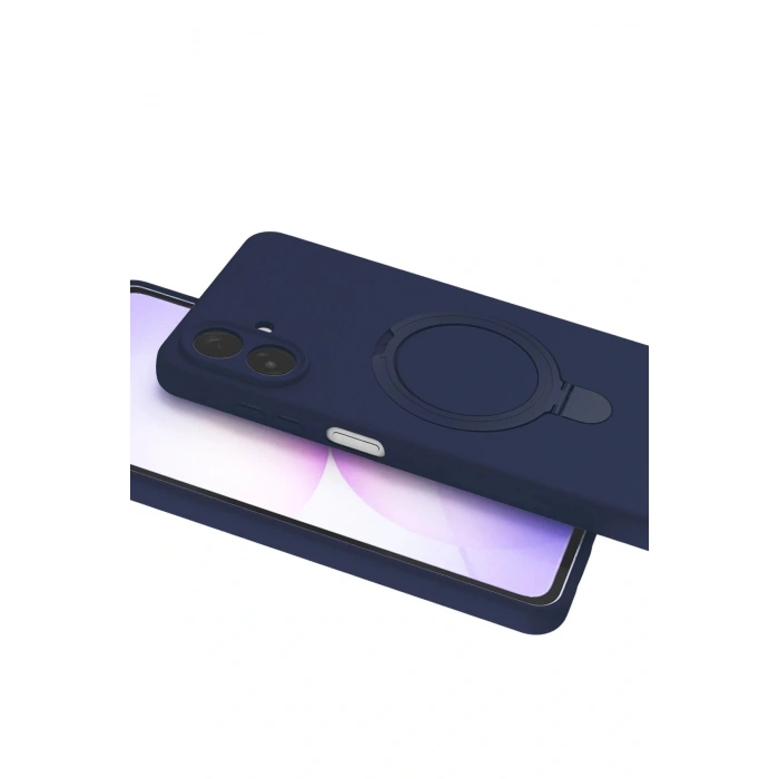 CPT05 Samsung Galaxy A07 4G Regal Magsafe Standlı Kapak - Lacivert