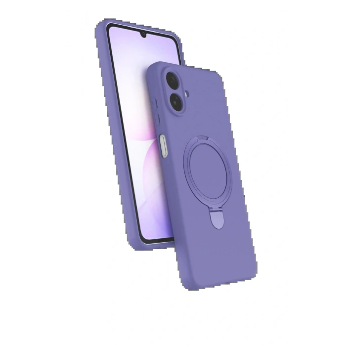 CPT05 Samsung Galaxy A07 4G Regal Magsafe Standlı Kapak - Lila