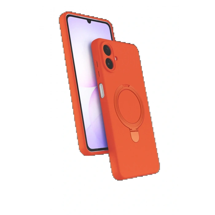 CPT05 Samsung Galaxy A07 4G Regal Magsafe Standlı Kapak - Turuncu