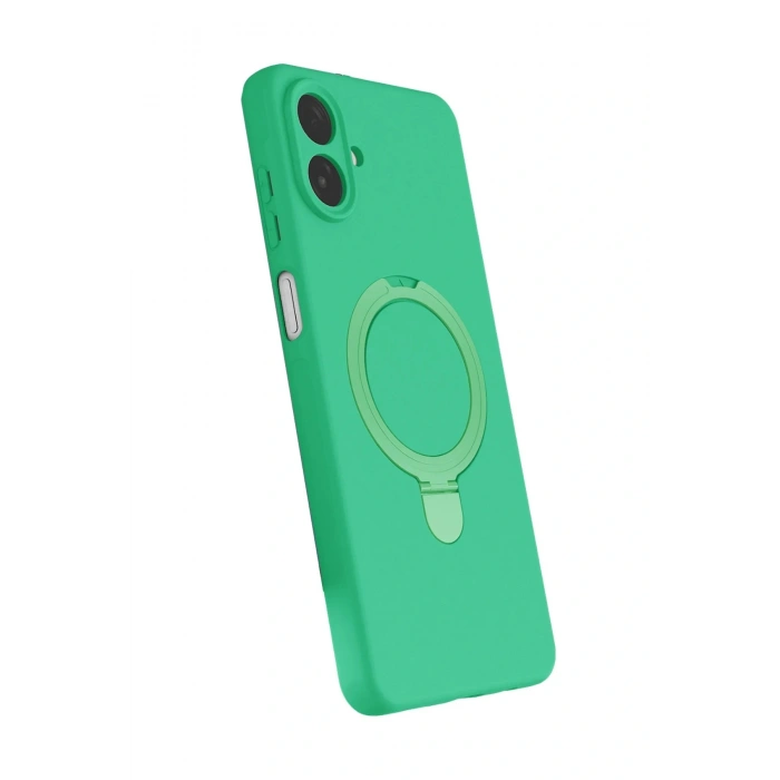 CPT05 Samsung Galaxy A07 4G Regal Magsafe Standlı Kapak - Yeşil