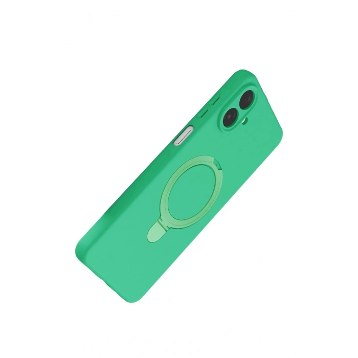 CPT05 Samsung Galaxy A07 4G Regal Magsafe Standlı Kapak - Yeşil