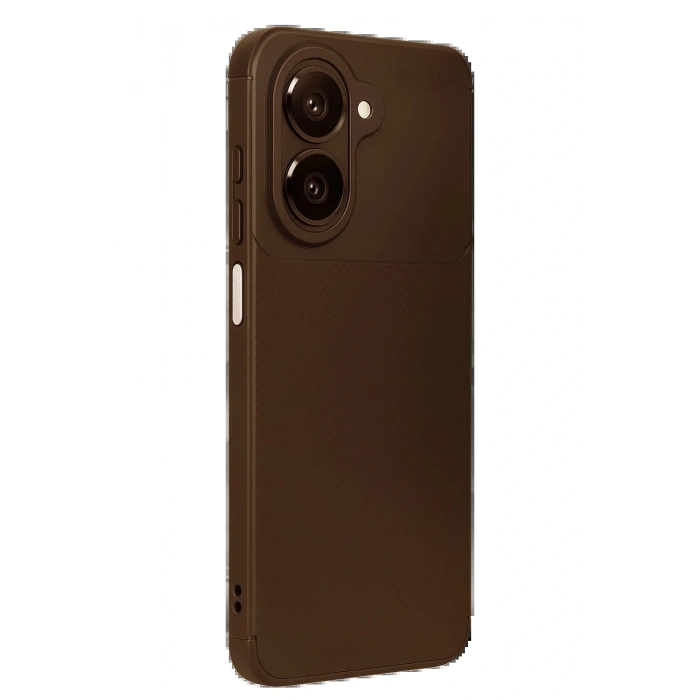 CPT05 Samsung Galaxy A07 Auto Focus Karbon Kapak - Kahverengi