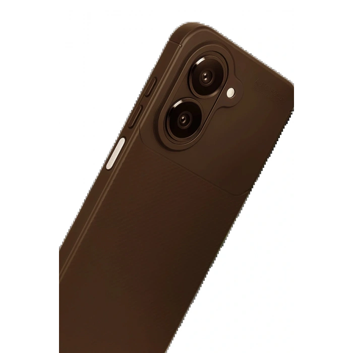 CPT05 Samsung Galaxy A07 Auto Focus Karbon Kapak - Kahverengi