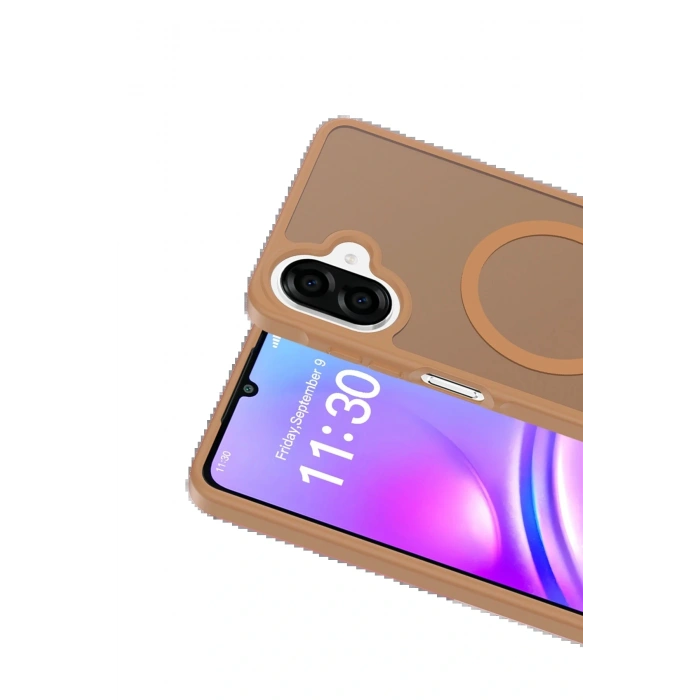 CPT05 Samsung Galaxy A07 Jota Magsafe Kapak - Çöl Titanyum