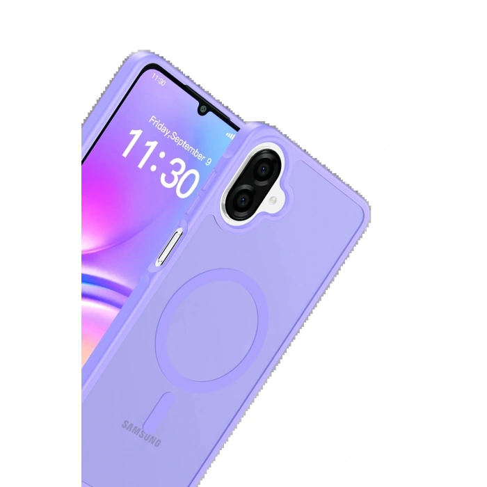 CPT05 Samsung Galaxy A07 Jota Magsafe Kapak - Lila