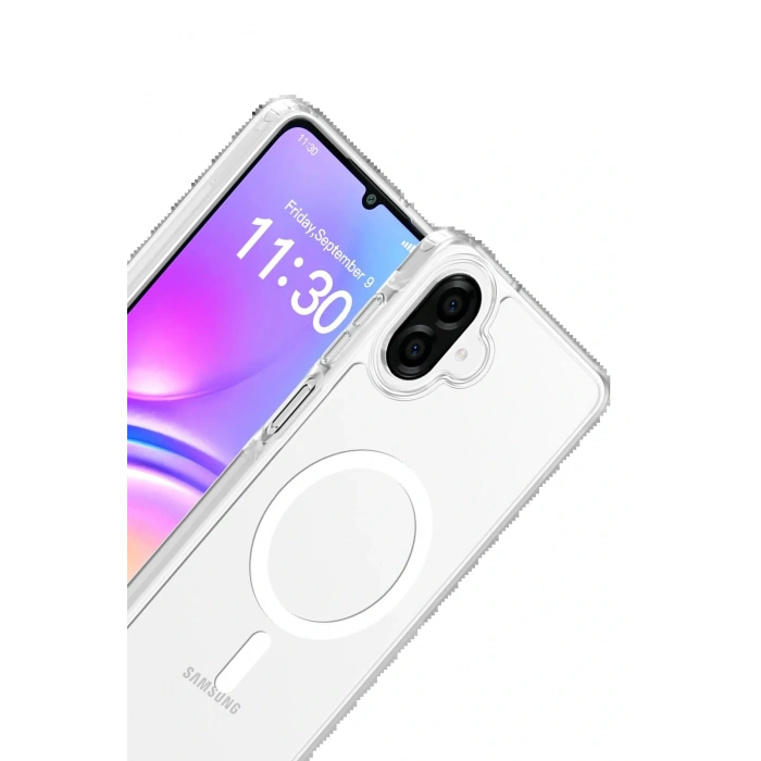 CPT05 Samsung Galaxy A07 Jota Magsafe Kapak - Şeffaf