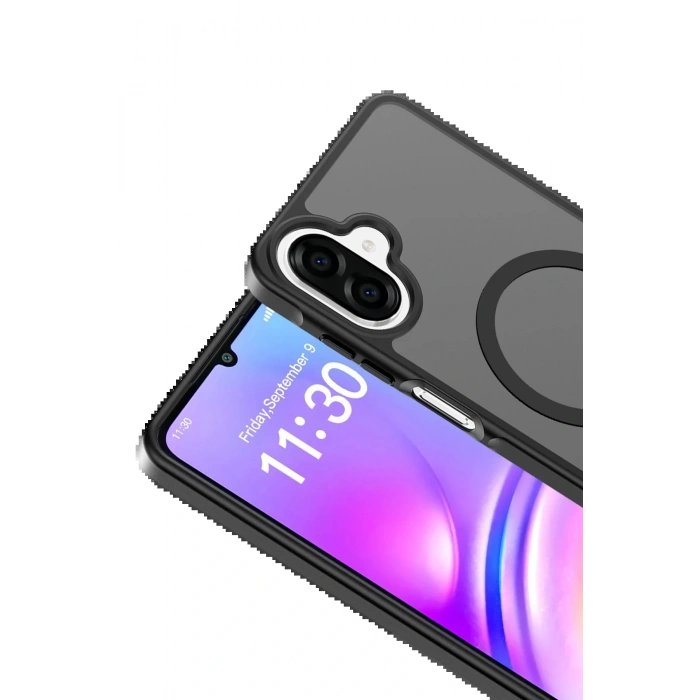 CPT05 Samsung Galaxy A07 Jota Magsafe Kapak - Siyah