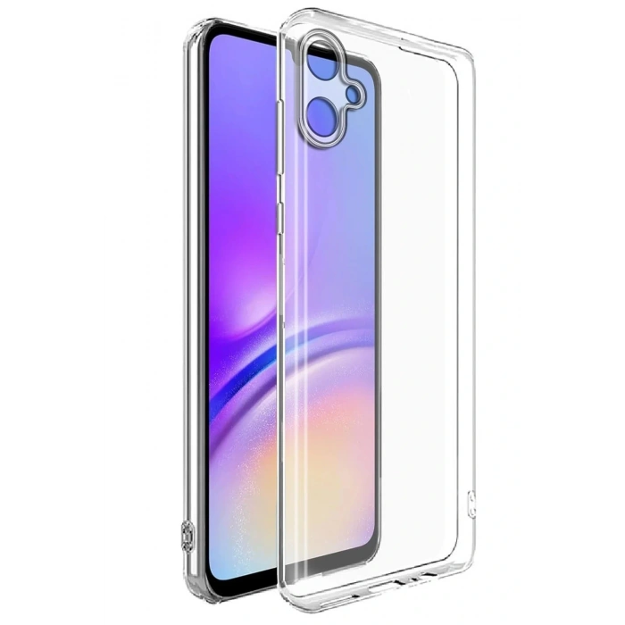 CPT05 Samsung Galaxy A07 Lüx Şeffaf Silikon - Şeffaf