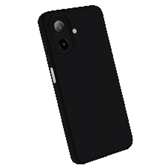 CPT05 Samsung Galaxy A07 Nano içi Kadife Silikon - Siyah