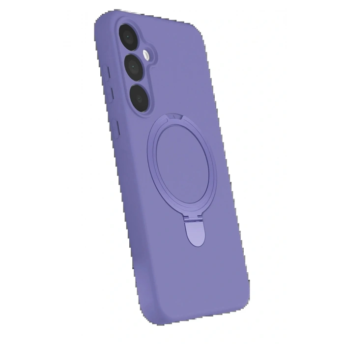CPT05 Samsung Galaxy A15 4G Regal Magsafe Standlı Kapak - Lila