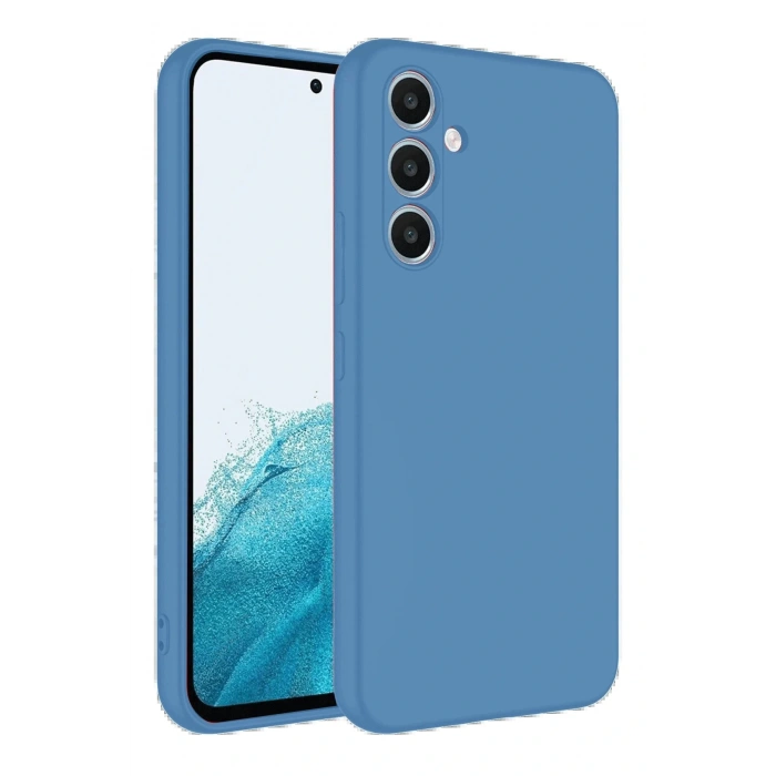 CPT05 Samsung Galaxy A16 5G Kılıf First Silikon - Mavi