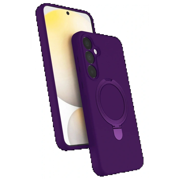 CPT05 Samsung Galaxy A16 5G Regal Magsafe Standlı Kapak - Derin Mor