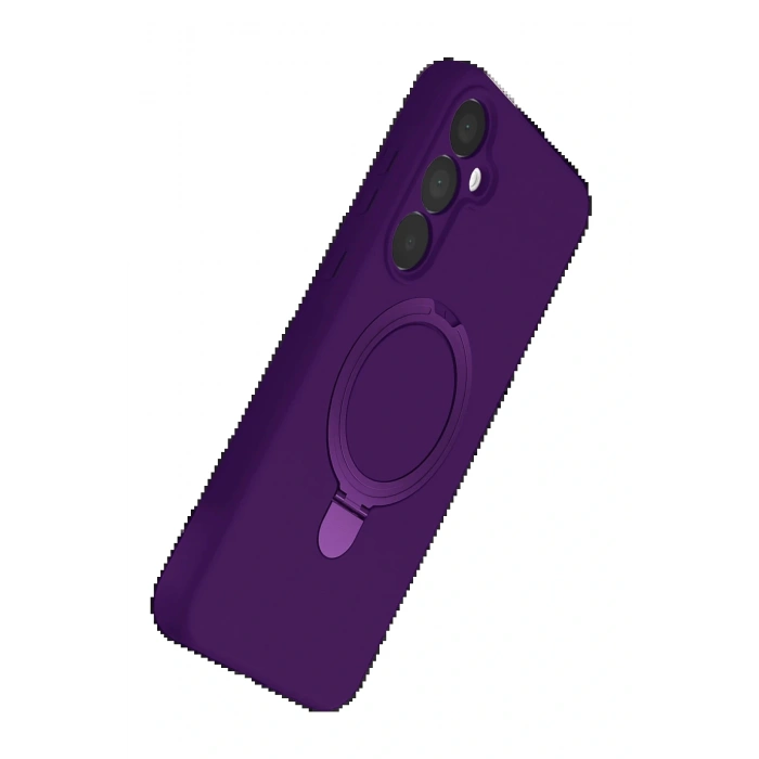 CPT05 Samsung Galaxy A16 5G Regal Magsafe Standlı Kapak - Derin Mor