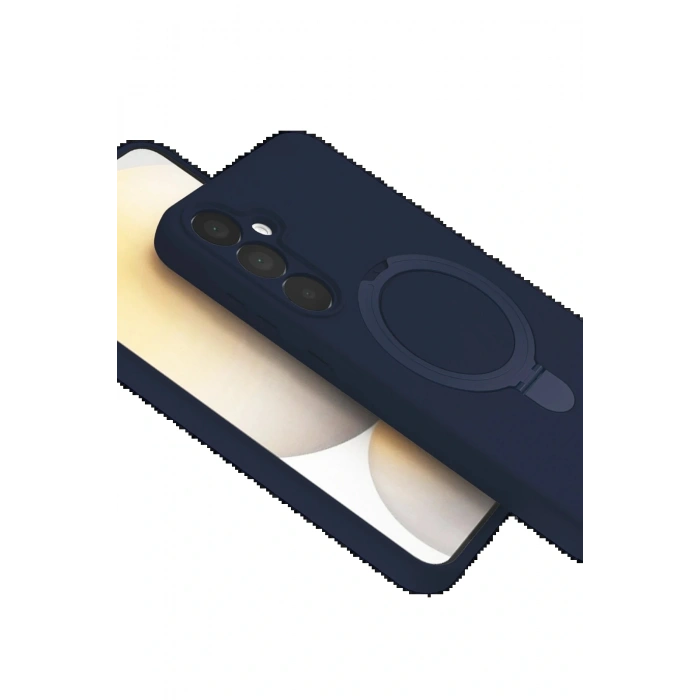 CPT05 Samsung Galaxy A16 5G Regal Magsafe Standlı Kapak - Lacivert