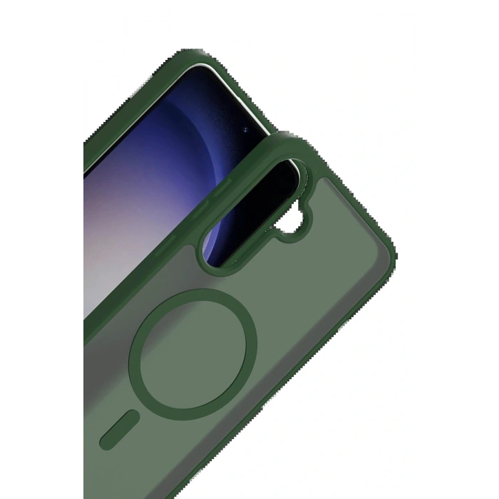 CPT05 Samsung Galaxy A17 5G Jota Magsafe Kapak - Koyu Yeşil