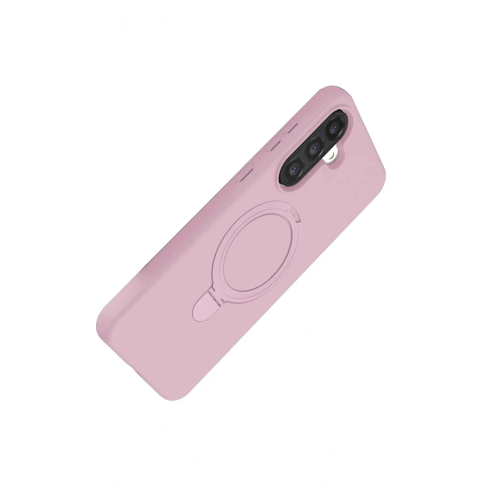 CPT05 Samsung Galaxy A17 5G Regal Magsafe Standlı Kapak - Açık Pembe