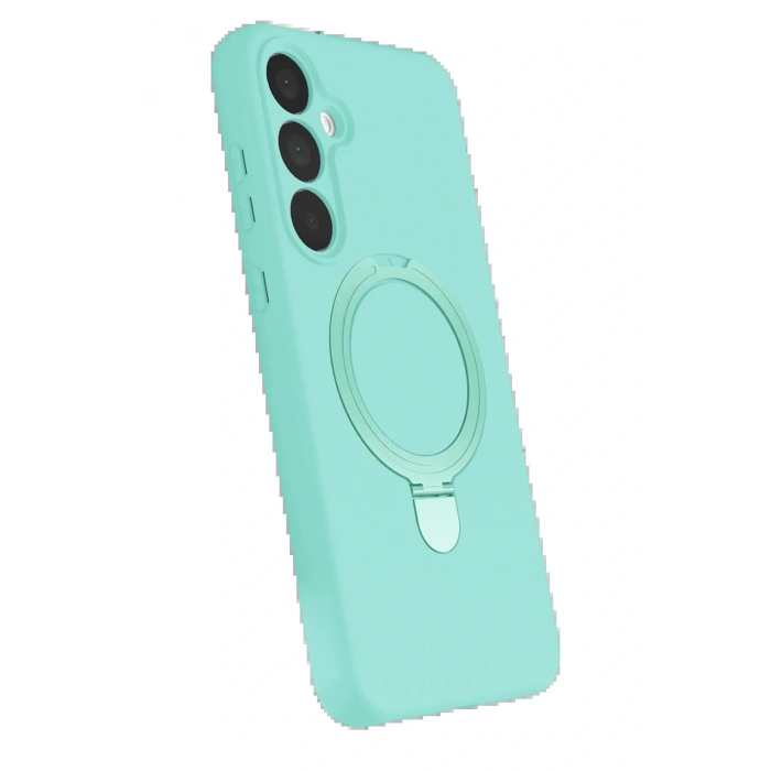 CPT05 Samsung Galaxy A25 5G Regal Magsafe Standlı Kapak - Su Yeşili