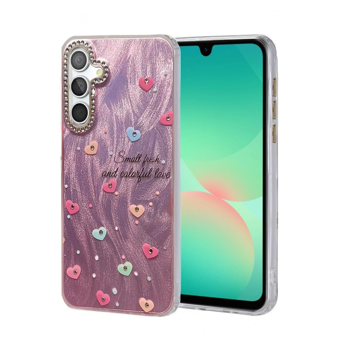 CPT05 Samsung Galaxy A26 Kılıf Blade Aynalı Desenli Kapak - Desen 8