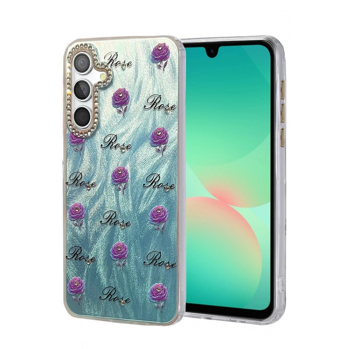 CPT05 Samsung Galaxy A26 Kılıf Blade Aynalı Desenli Kapak - Desen 9