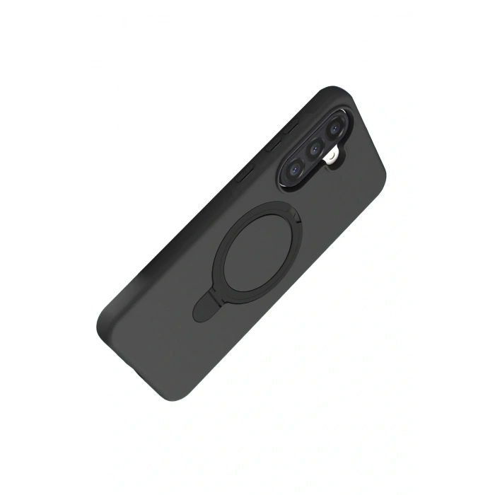 CPT05 Samsung Galaxy A26 Regal Magsafe Standlı Kapak - Siyah
