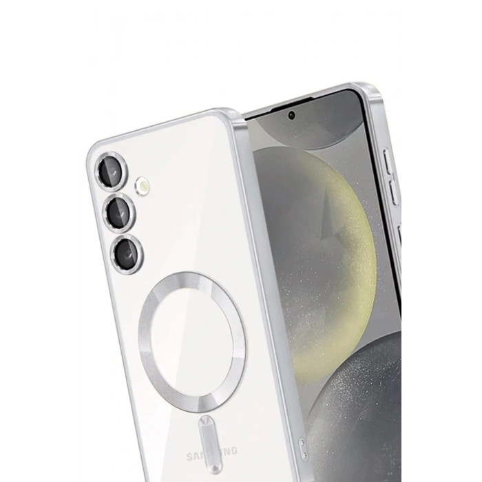 CPT05 Samsung Galaxy A35 5G Kross Magneticsafe Kapak - Gümüş