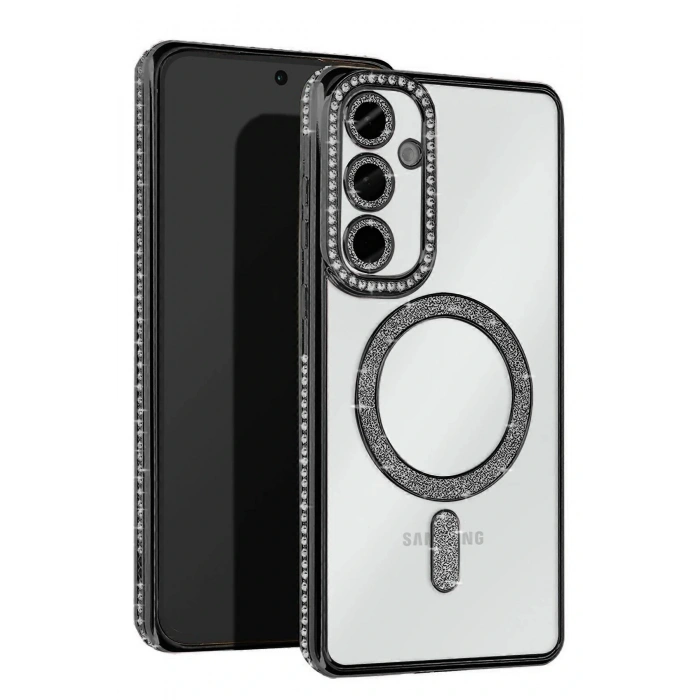 CPT05 Samsung Galaxy A36 Joke Simli Magneticsafe Kılıf - Siyah