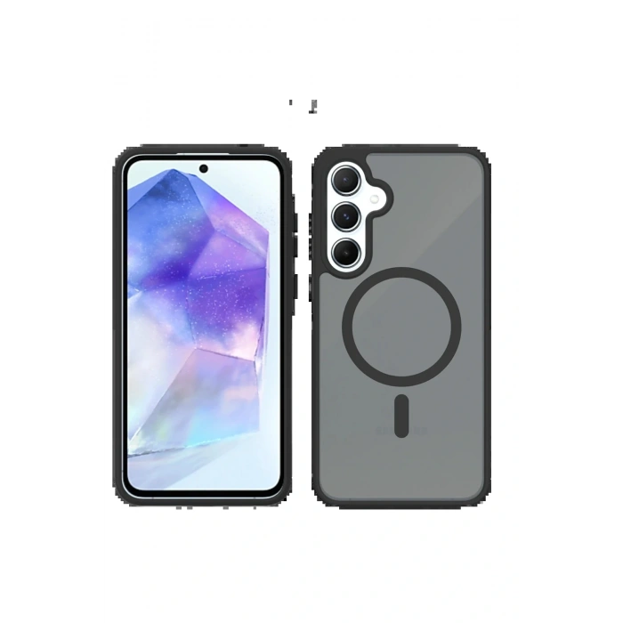 CPT05 Samsung Galaxy A55 5G Jota Magsafe Kapak - Siyah