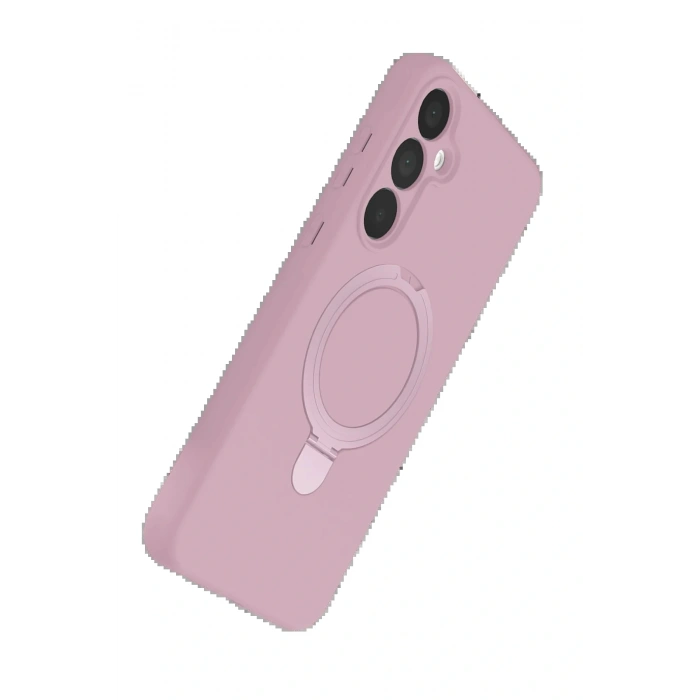 CPT05 Samsung Galaxy A55 5G Regal Magsafe Standlı Kapak - Açık Pembe